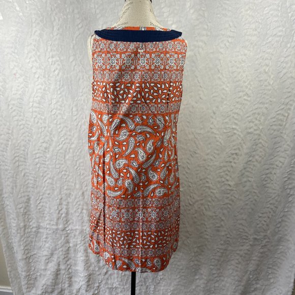 Tyler Boe Betsy Printed Cotton Paisley Shift dress 12 - Picture 7 of 10